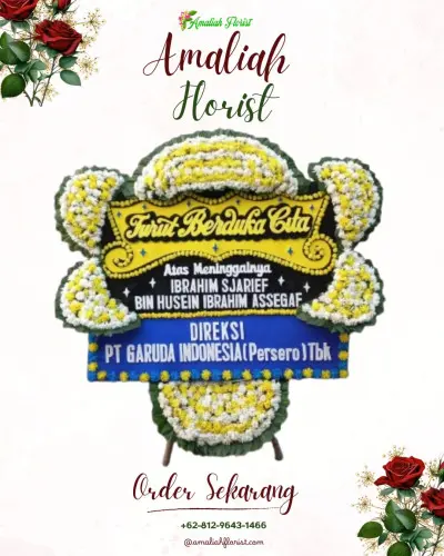 Papan Bunga Duka di Cikole