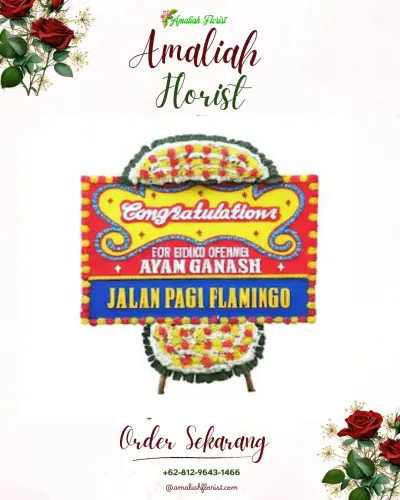 Bunga Papan Congratulation di Cikole